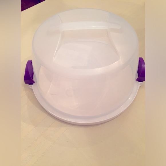 Other - Round Layer Cake Carrier baking tools storage box birthday 🎂 9” tall w/ handle